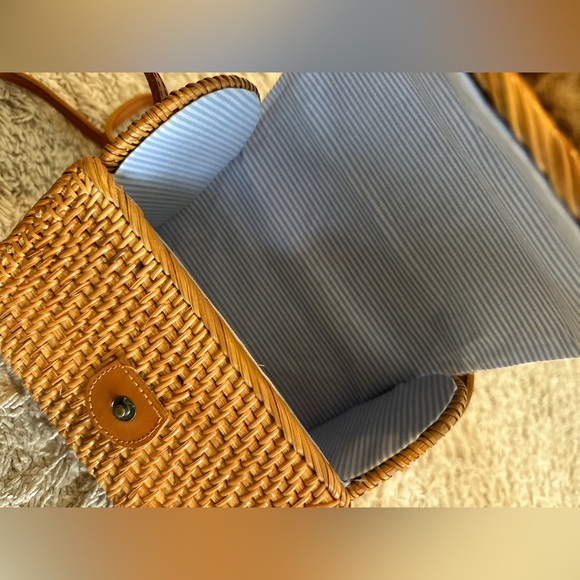 Rattan Bag - Bali Bag - Straw Bag - Handwoven Shoulder Bag - Boho Summer Purse - Picture 3 of 12